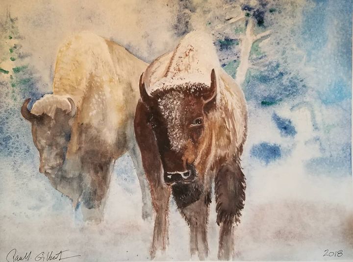 "Winter in Yellowstone" Prints @ $50 - Own A Gilby                Paul@OwnAGilby.com