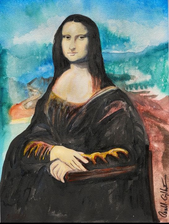 "Gilby vs. Leonardo da Vinci... " America's Favorite Watercolourist