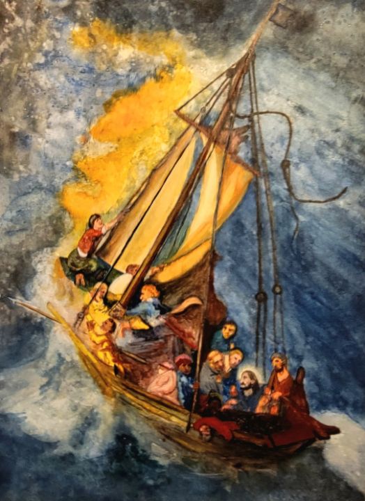 "Gilby vs. Rembrandt" L.E.Print 50 America's Favorite Watercolourist