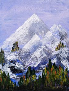 Painting "Mountains" - Ira Antropova Art