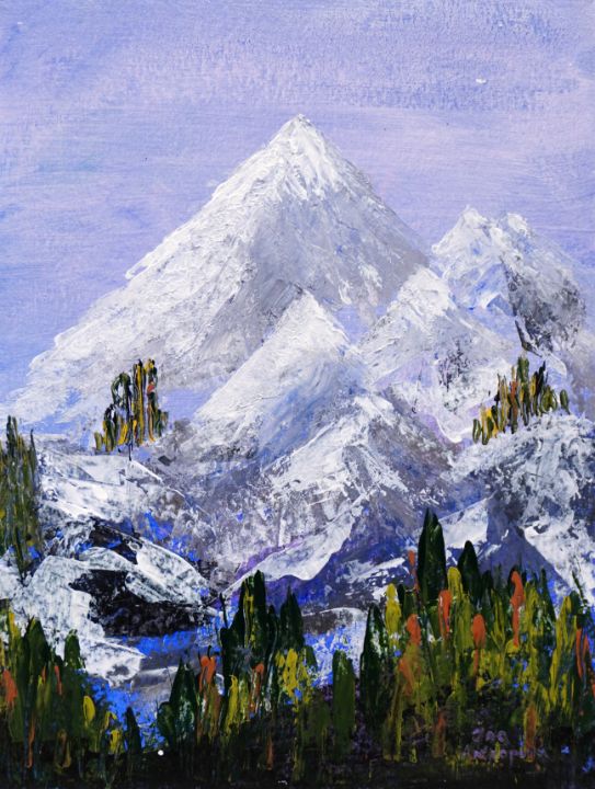 Painting "Mountains" - Ira Antropova Art