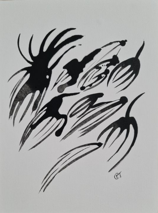 Medusa Painting - C.E.T. Chicu Eugenia Touma