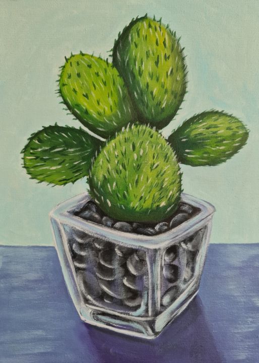 Cactus Painting - C.E.T. Chicu Eugenia Touma