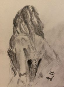 woman in corsetto