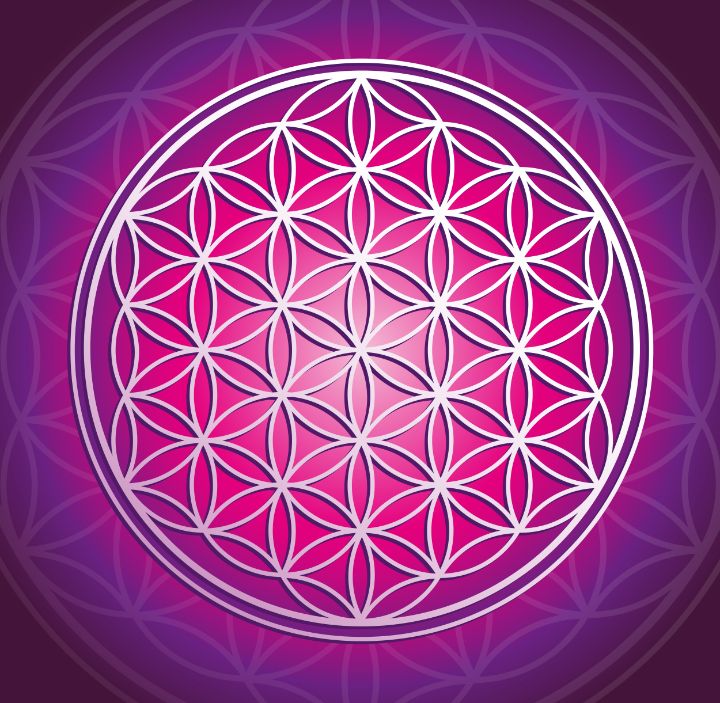 Flower Of Life - Li-bro - Digital Art & Ai, Religion, Philosophy 