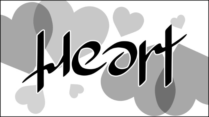 HEART ambigram - Ambigrafica - Digital Art, Abstract, Text - ArtPal