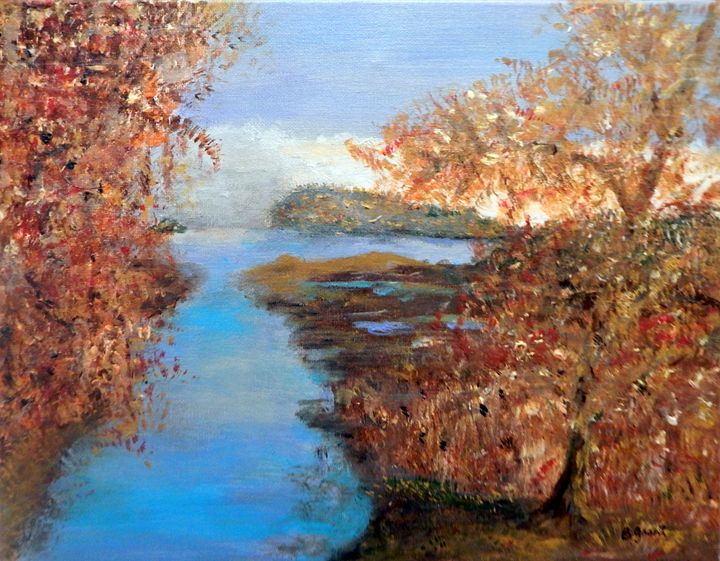 Autumn Serenity - B Grant Art - Paintings & Prints, Landscapes & Nature ...