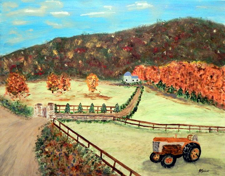 Autumn At Sugar Mountain - B Grant Art - Paintings & Prints, Landscapes ...