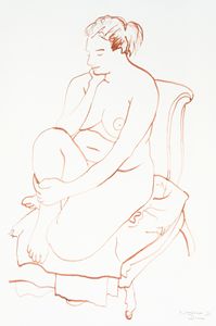 Seated nude II