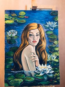 Nymphea en fleur