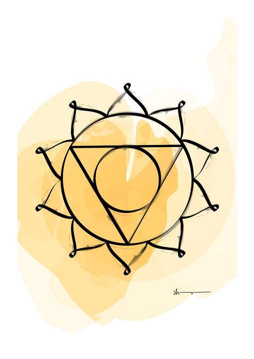 Solar Plexus Chakra - Manipura - Shankar Ramakrishnan - Paintings & Prints,  Religion, Philosophy, & Astrology, New Age, Healing Arts & Practices, Yoga  & Pilates - ArtPal