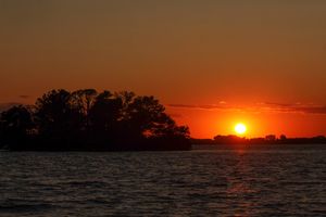 Lake side Sunset