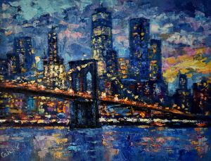 Brooklyn Bridge New York Painting