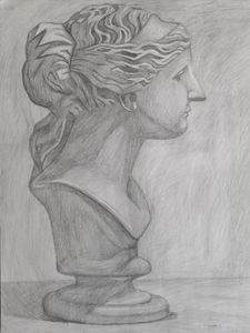 Woman Statue Sketch