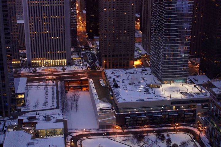 Wintry New East Side At Dusk - Gregory Patrick Lafferty