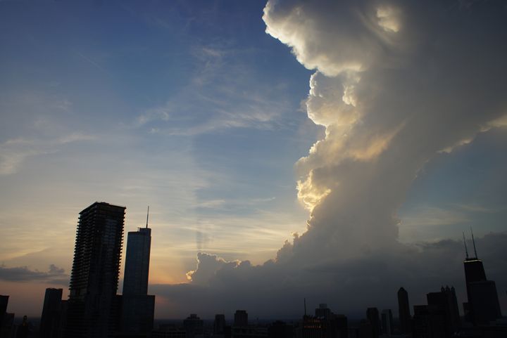 Sunset Sky Over Chicago - Gregory Patrick Lafferty