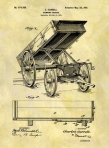 1901 Dump Wagon Patent - Mndphoto