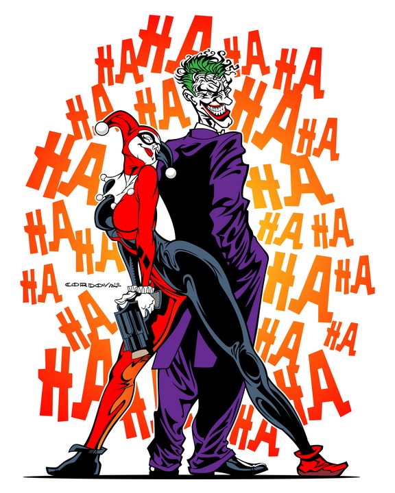 the joker and harley quinn cartoon