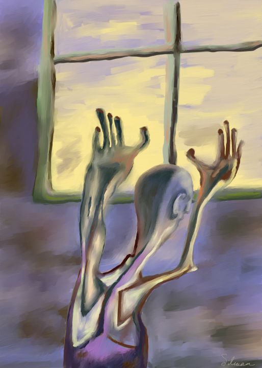 A man at the window - Evgeni Silman