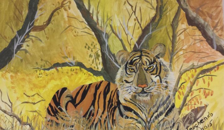 Tiger wild nature - Levy art