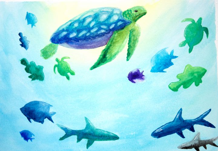 Sea Turtle Dreams - Flowing HIS WAY