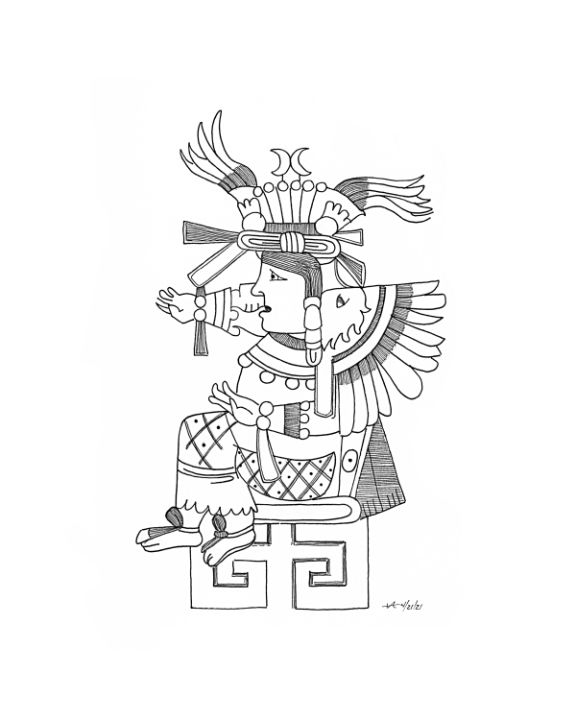 Aztec - Valerie Van Horne Art