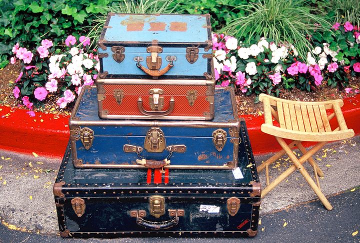 Vintage luggage. - oscarcwilliams