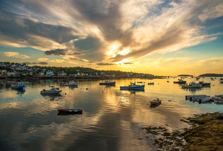Stonington, Maine Sunrise - Photography By Gordon Ripley