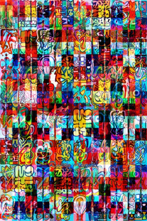 Pop abstract - Diego Manuel Rodriguez - Digital Art & AI, Abstract ...