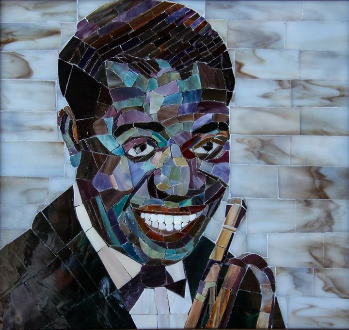 Louis Armstrong - Gregory Sipp Mosaic Artistry