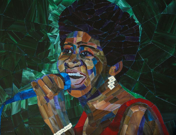Aretha Franklin - Gregory Sipp Mosaic Artistry