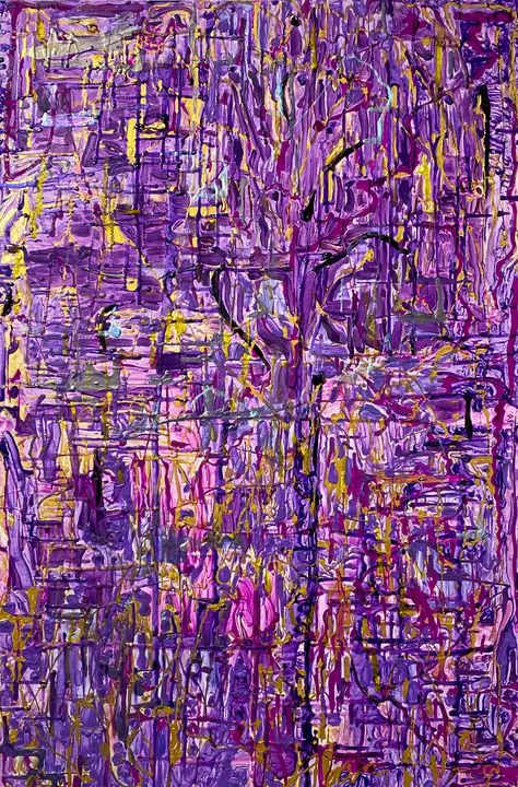 Purple Reflections - Angela Rose Walling Art