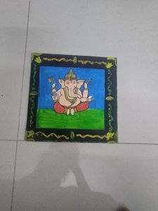 Relaxing Ganesha on a park
