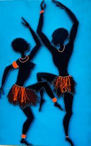 African dance - Stringart@MTW - Paintings & Prints, Ethnic