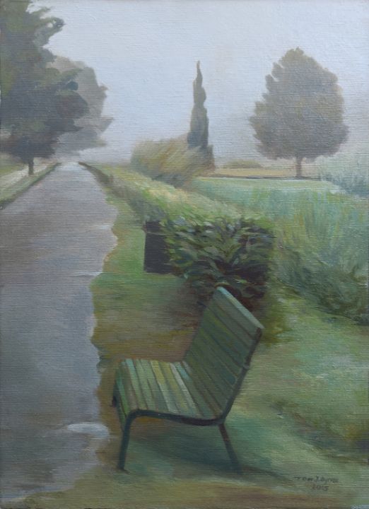 Parco delle Cascine in the mist - Tom J. Byrne