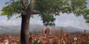 Panorama of Florence from San Donato