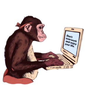 Teamwork Monke Nouree - Drawings & Illustration
