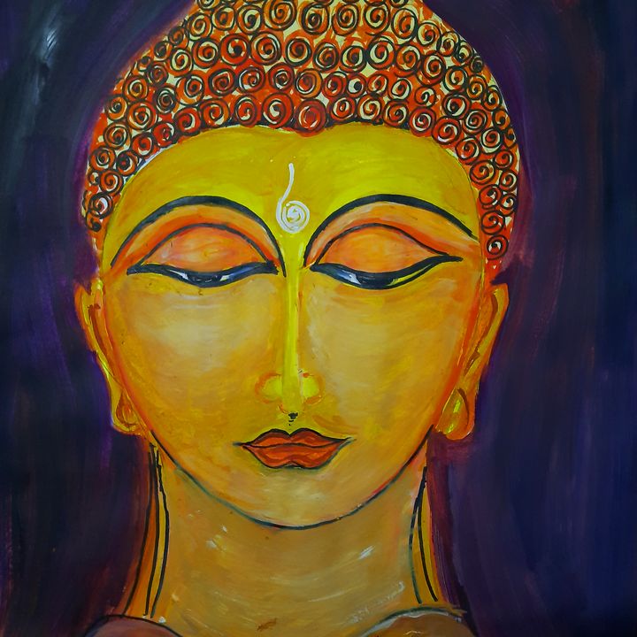Buddhaface - ARTWORKBYSARMISTHA