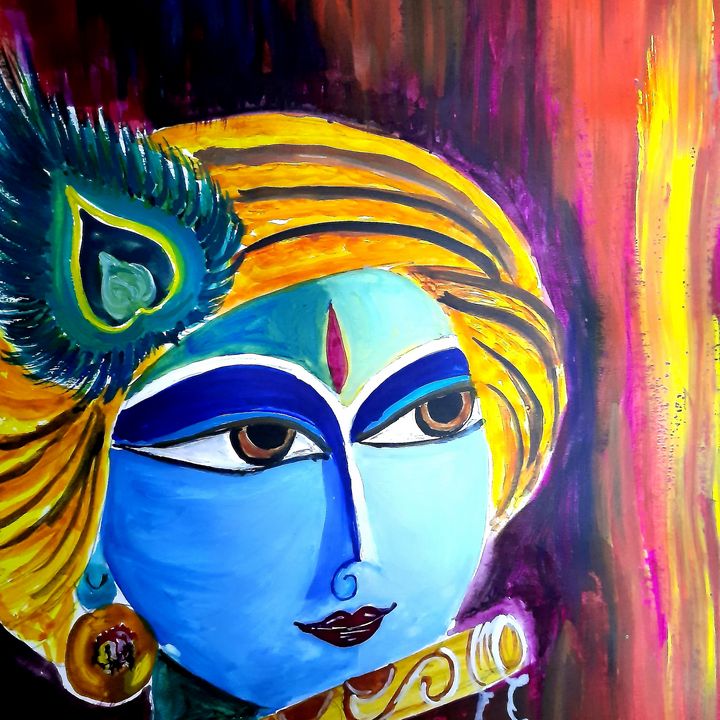 Krishna - ARTWORKBYSARMISTHA