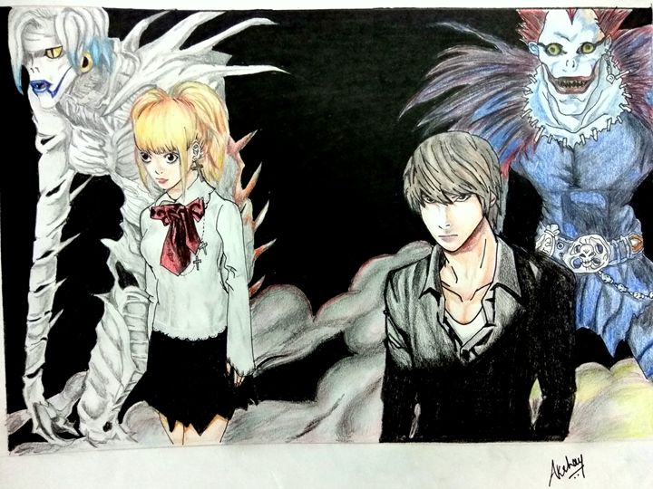 death note manga art