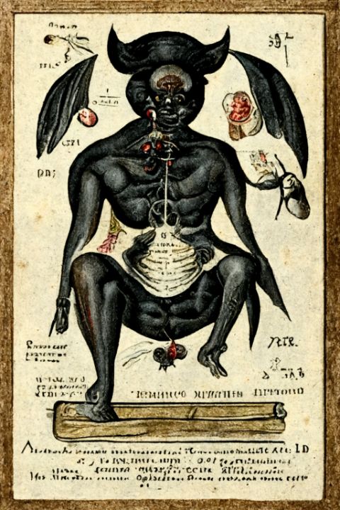 Demon Diagram - Laurel PDX - Digital Art & AI, Fantasy & Mythology ...