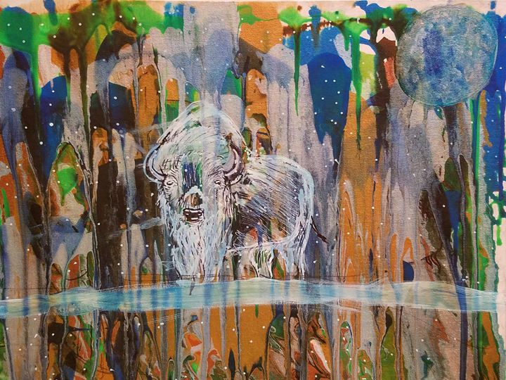 Great Spirit Faces Of The Endangered Paintings & Prints, Animals
