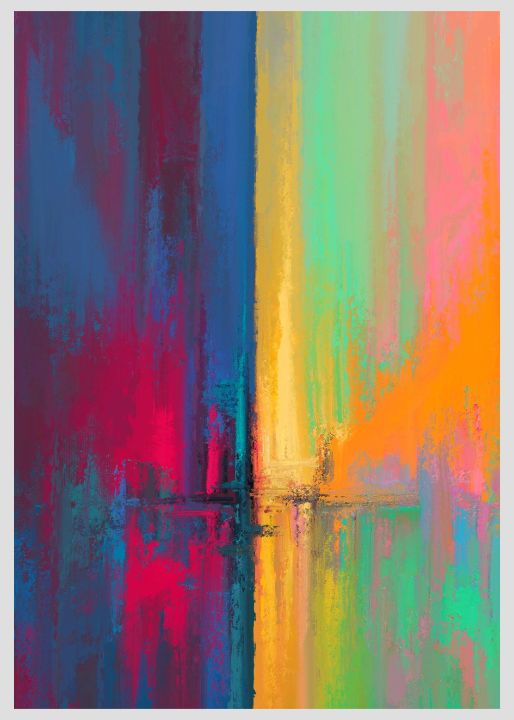 Dancing Colors - RADWAART - Paintings & Prints, Abstract, Color - ArtPal