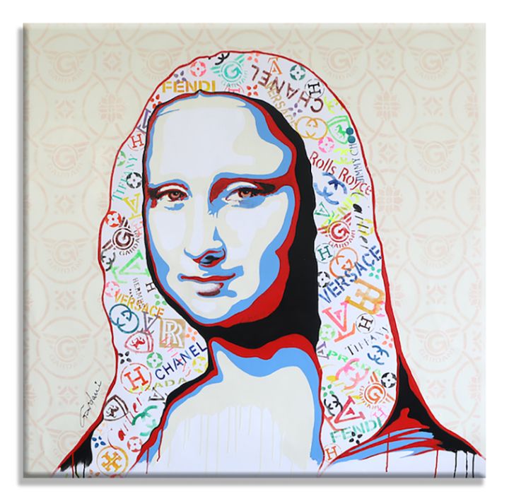 Mona Lisa Hello kitty - Gardani - Paintings & Prints, People & Figures,  Love & Romance - ArtPal