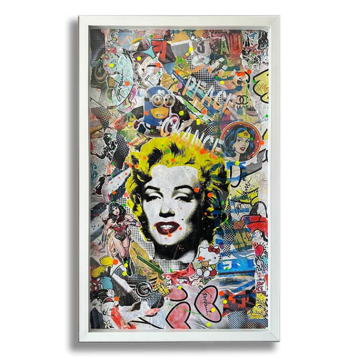 Marilyn Sky - Gardani - Paintings & Prints, People & Figures, Celebrity,  Actresses - ArtPal