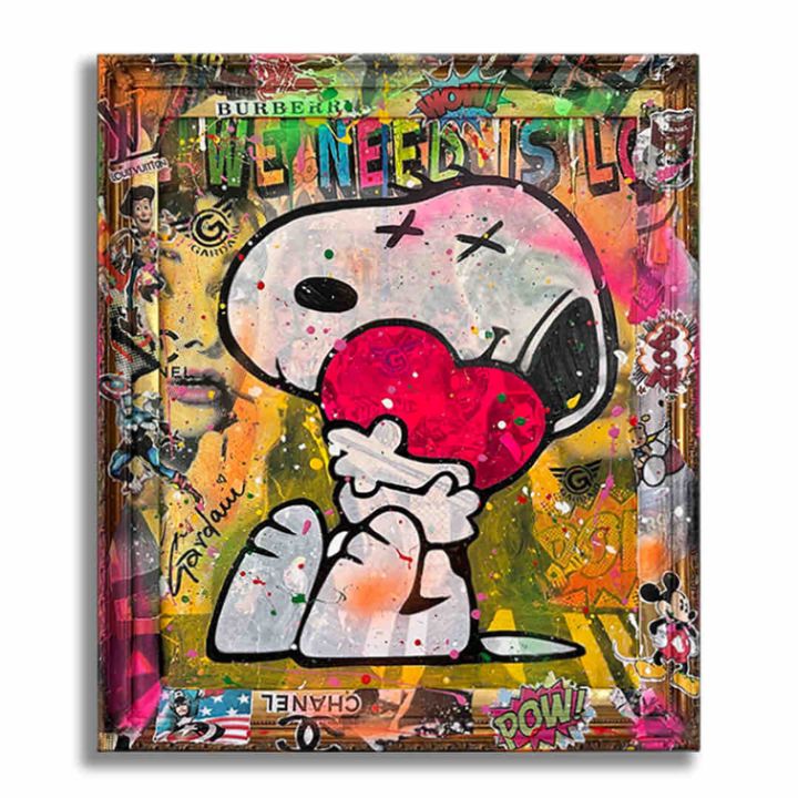 Snoopy Loves LV, Artwork