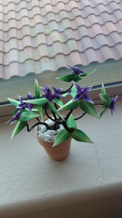 Origami Bonsai Potted Plant Small - JelliArt