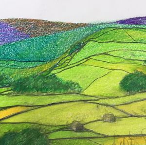 Yorkshire dales original sketch