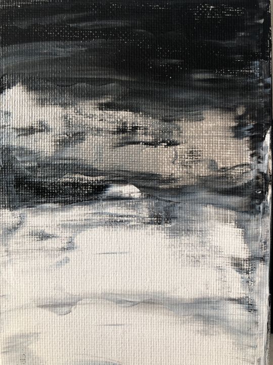 Black, grey, and white ombré sunset - Shaelyn Whipple