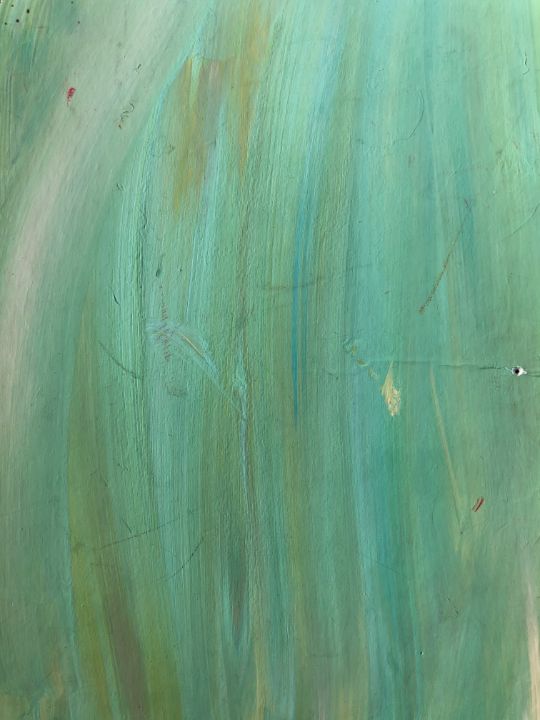 All shades of green streak art - Shaelyn Whipple